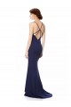 Sleeveless Halter Neck Criss Cross Open Back Stretch Crepe Mermaid Formal Evening Gown / Prom Dress / Bridesmaid Dress Brisbane