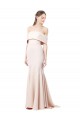Sleeveless Nude Off the Shoulder Stretch Crepe Mermaid Formal Evening Gown / Prom Dress / Bridesmaid Dress Brisbane