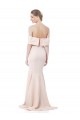 Sleeveless Nude Off the Shoulder Stretch Crepe Mermaid Formal Evening Gown / Prom Dress / Bridesmaid Dress Brisbane