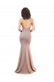 Sleeveless V-Neck Low Back Stretch Crepe Mermaid Black Tie Evening Gown / Prom Dress / Bridesmaid Dress Brisbane