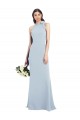 Sleeveless Bow Neck Open Back Stretch Crepe Trumpet Semi Formal Evening Dress / Prom Dress / Bridesmaid Dress Brisbane