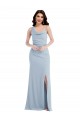Sleeveless One Shoulder Stretch Crepe Trumpet Formal Dress / Bridesmaid Dress Brisbane