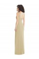 Sleeveless Square Neck Low Back Stretch Crepe Trumpet Formal Evening Gown / Prom Dress / Bridesmaid Dress Brisbane