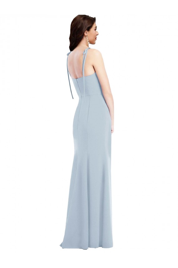 Sleeveless Strapless Low Back Stretch Crepe Trumpet Bridesmaid Dress / Formal Dress Brisbane