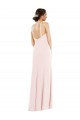 Sleeveless Halter Neck Low Back Stretch Crepe Trumpet Formal Evening Gown / Prom Dress / Bridesmaid Dress Brisbane