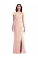 Cap Sleeves One Shoulder Stretch Crepe Trumpet Formal Evening Gown / Prom Dress / Bridesmaid Dress Brisbane