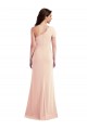 Cap Sleeves One Shoulder Stretch Crepe Trumpet Formal Evening Gown / Prom Dress / Bridesmaid Dress Brisbane