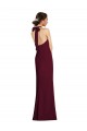 Sleeveless Halter Neck Open Back Stretch Crepe Trumpet Semi Formal Evening Dress / Prom Dress / Bridesmaid Dress Brisbane