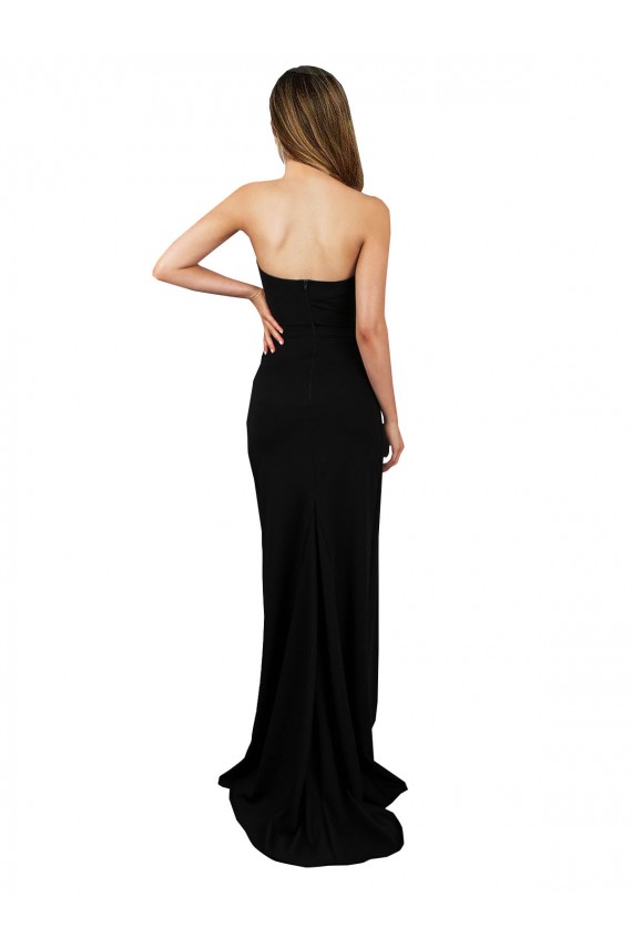 Sleeveless Sweetheart Low Back Stretch Crepe Column Formal Evening Gown / Prom Dress / Bridesmaid Dress Brisbane