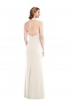 Sleeveless Halter Neck Low Back Stretch Crepe Trumpet Semi Formal Evening Dress / Prom Dress / Bridesmaid Dress Brisbane