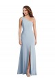 Sleeveless Light Sky Blue One Shoulder Stretch Crepe Trumpet Formal Evening Gown / Prom Dress / Bridesmaid Dress Brisbane