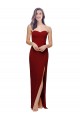 Sleeveless Sweetheart Low Back Stretch Crepe Sheath Bridesmaid Dress / Evening Dress Brisbane