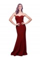 Sleeveless Sweetheart Low Back Stretch Crepe Sheath Formal Evening Gown / Prom Dress / Bridesmaid Dress Brisbane