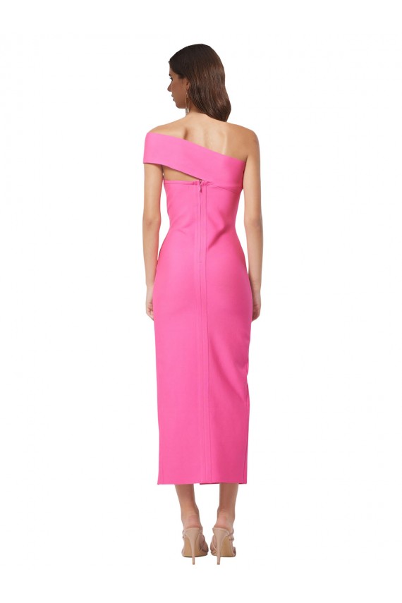 Sleeveless One Shoulder Stretch Crepe Sheath Evening Gown / Prom Dress / Bridesmaid Dress Brisbane