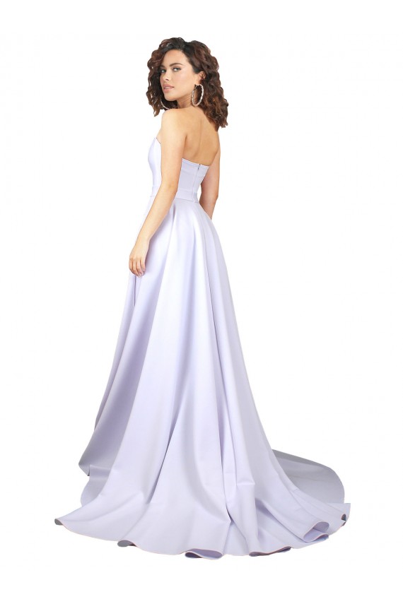 Sleeveless Sweetheart Stretch Crepe A-Line Beach Wedding Dress Brisbane