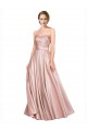 Sleeveless Sweetheart Low Back Stretch Satin A-Line Black Tie Evening Gown / Prom Dress / Bridesmaid Dress Brisbane