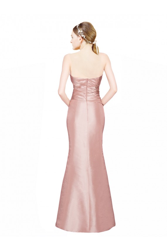 Sleeveless Sweetheart Low Back Stretch Satin A-Line Formal Evening Gown / Prom Dress / Bridesmaid Dress Brisbane