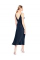 Sleeveless V-Neck V-Back Stretch Satin A-Line Formal Evening Gown / Prom Dress / Bridesmaid Dress Brisbane