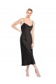 Sleeveless Spaghetti Straps Low Back Stretch Satin A-Line Formal Evening Gown / Prom Dress / Bridesmaid Dress Brisbane