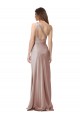 Sleeveless One Shoulder Open Back Stretch Satin Sheath Formal Evening Gown / Prom Dress / Bridesmaid Dress Brisbane