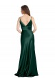 Sleeveless Spaghetti Straps V-Back Stretch Satin Sheath Formal Evening Gown / Prom Dress / Bridesmaid Dress Brisbane