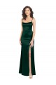 Sleeveless Scoop Neck Open Back Stretch Satin A-Line Formal Evening Gown / Prom Dress / Bridesmaid Dress Brisbane