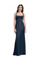 Sleeveless Square Neck Low Back Stretch Satin A-Line Formal Evening Gown / Prom Dress / Bridesmaid Dress Brisbane