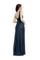 Sleeveless Square Neck Low Back Stretch Satin A-Line Formal Evening Gown / Prom Dress / Bridesmaid Dress Brisbane