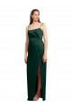 Sleeveless Spaghetti Straps Low Back Stretch Satin Column Formal Evening Gown / Prom Dress / Bridesmaid Dress Brisbane