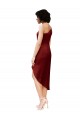 Sleeveless One Shoulder Stretch Satin Sheath Black Tie Evening Gown / Prom Dress / Bridesmaid Dress Brisbane