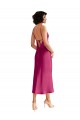 Sleeveless V-Neck Low Back Stretch Satin A-Line Formal Evening Gown / Prom Dress / Bridesmaid Dress Brisbane