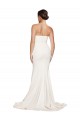 Sleeveless Cowl Neck Low Back Stretch Satin Mermaid Prom Dress / Bridesmaid Dress Brisbane