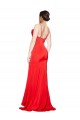 Sleeveless Cowl Neck Low Back Stretch Satin Sheath Formal Evening Gown / Prom Dress / Bridesmaid Dress Brisbane