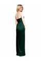 Sleeveless Hunter Scoop Neck Stretch Satin A-Line Formal Evening Gown / Prom Dress / Bridesmaid Dress Brisbane