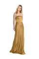 Sleeveless Strapless Stretch Satin A-Line Formal Evening Gown / Prom Dress / Bridesmaid Dress Brisbane