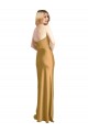 Sleeveless Strapless Stretch Satin A-Line Formal Evening Gown / Prom Dress / Bridesmaid Dress Brisbane