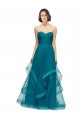 Sleeveless Turquoise Sweetheart Tulle A-Line Bridesmaid Dress Brisbane