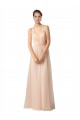 Sleeveless Nude Sweetheart Tulle A-Line Bridesmaid Dress / Evening Dress Brisbane