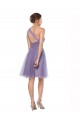 Sleeveless Watermelon One Shoulder Tulle A-Line Bridesmaid Dress Brisbane