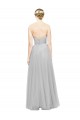 Sleeveless Silver Sweetheart Tulle A-Line Bridesmaid Dress Brisbane