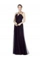 Sleeveless Spaghetti Straps Tulle A-Line Bridesmaid Gown Brisbane