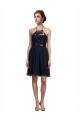 Sleeveless Halter Neck Tulle A-Line Bridesmaid Gown Brisbane