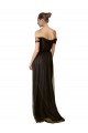 Sleeveless Off the Shoulder Tulle & Sequin A-Line Bridesmaid Dress Brisbane