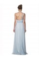 Sleeveless Mist One Shoulder Tulle A-Line Bridesmaid Dress Brisbane