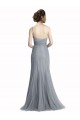 Sleeveless One Shoulder Tulle Mermaid Bridesmaid Dress Brisbane