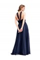 Sleeveless Halter Neck Tulle A-Line Bridesmaid Dress / Evening Dress Brisbane