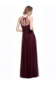 Sleeveless Red Halter Neck Tulle A-Line Bridesmaid Dress Brisbane