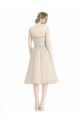 Sleeveless Strapless Tulle A-Line Bridesmaid Dress Brisbane