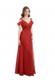 Cold Shoulder Sweetheart Low Back Tulle A-Line Formal Dress / Bridesmaid Dress Brisbane