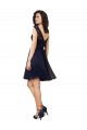 Sleeveless Bateau Neck V-Back Tulle & Lace A-Line Bridesmaid Dress Brisbane